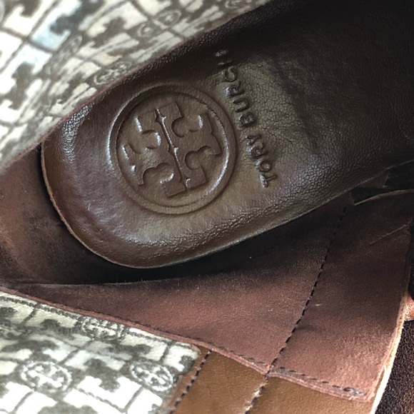 TORY BURCH Marlene Almond Leather Riding Boot - Picture 12 of 12